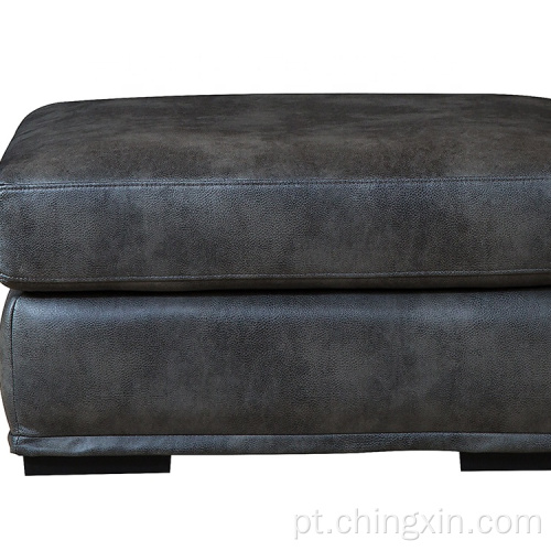 Modern Leathaire Sofa Sofá Sala de estar Otomano